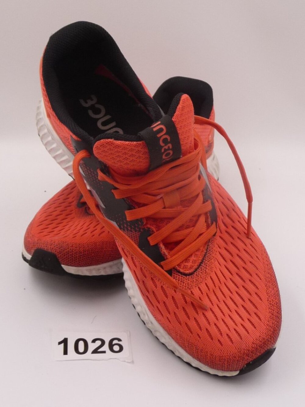 Adidas AeroBounce W Women’s Size 9 Orange Silver Running Shoes BW0295